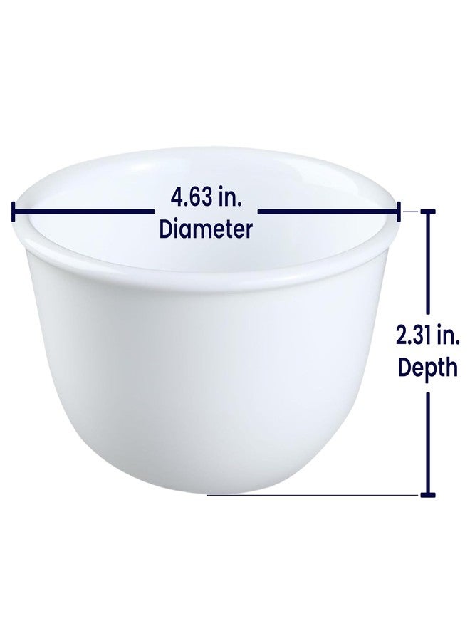 Corelle Coordinates Corelle Livingware Winter Frost White 11-Oz Dessert Bowl (Set of 4) by Corelle Coordinates - Image 2